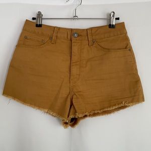 Rewash Raw Hem Hi-Rise Shorts